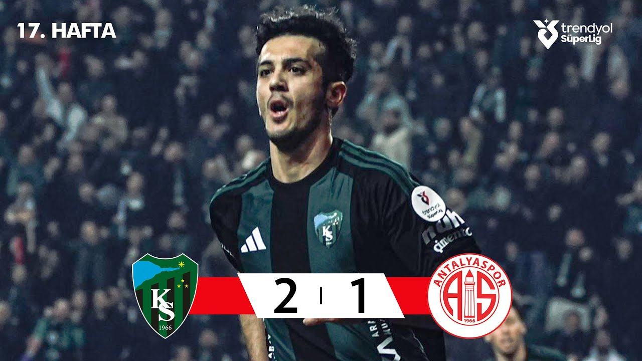 Kocaelispor (2-1) Antalyaspor - Highlights/Özet | Trendyol Süper Lig - 2025/26
