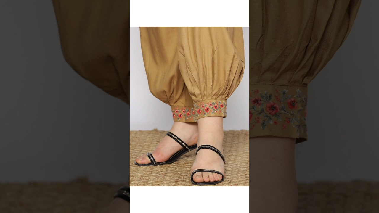 Afghani salwar poncha design with lace / mohri design with lace ❤️ #trending #fashion #shorts