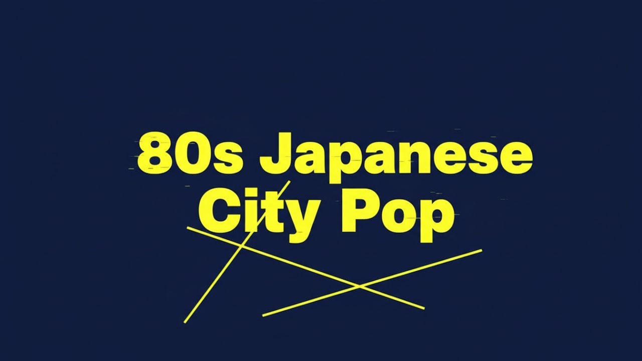 80s Japanese City Pop | Live Retro Tokyo Nights