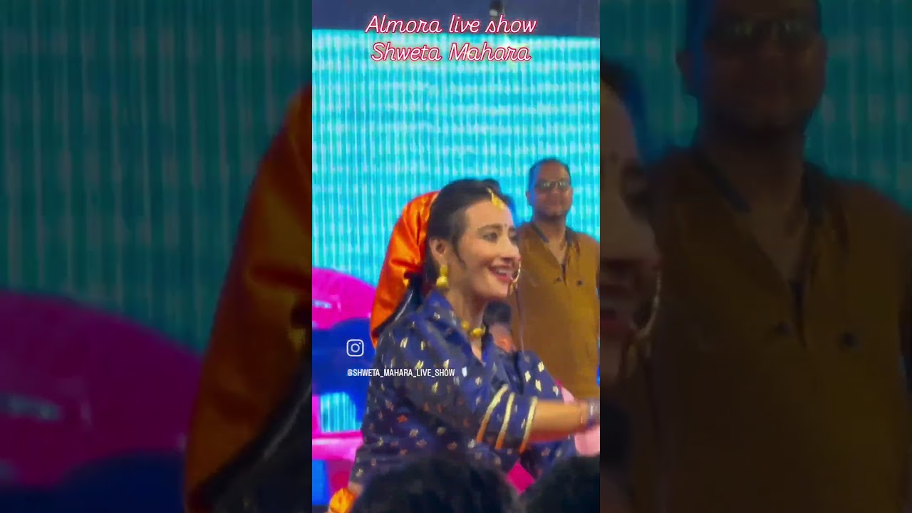 Shweta mahara live performance 💃 Almora 2k24 🤩😍 