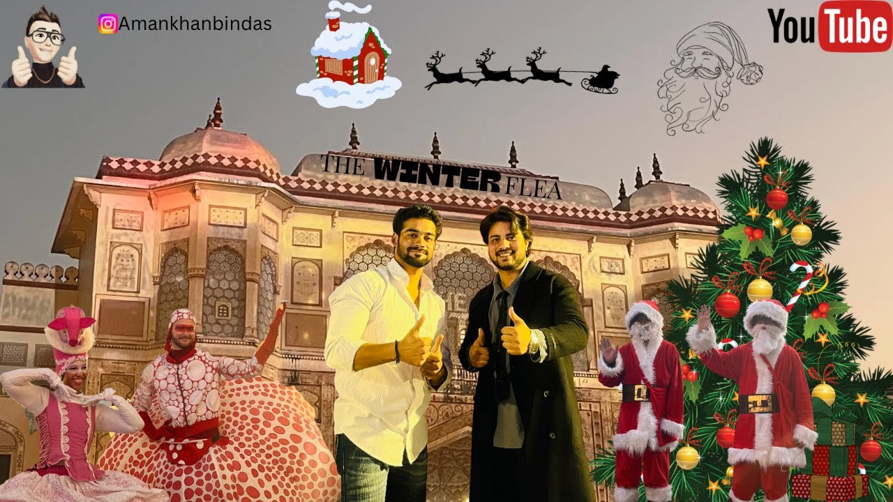 The Winter Flea Jaipur | Amankhanbindas | Christmas party Jaipur Rajasthan | 