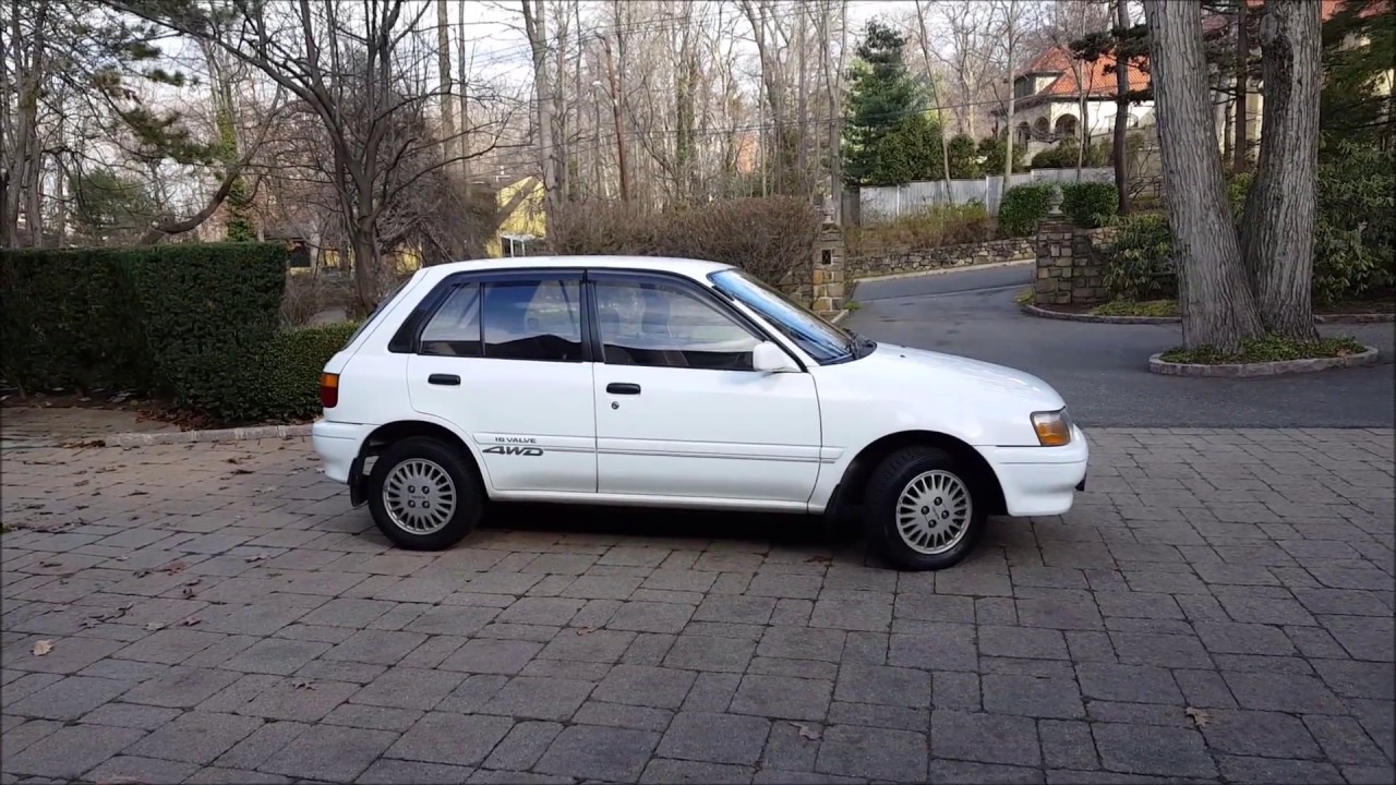 1991 Toyota Starlet X Limited 4wd 5 Speed Walk Around JDM Import