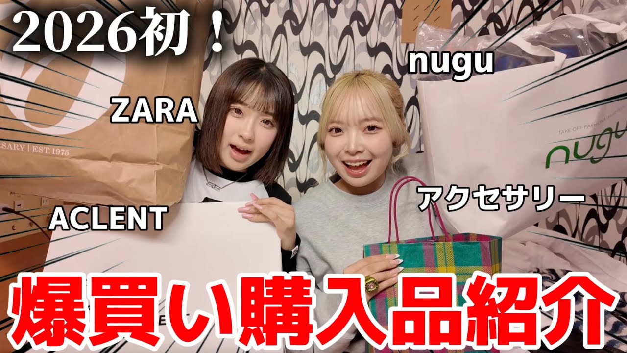 【破産】今年もたくさん買い物してきた最高ー！！