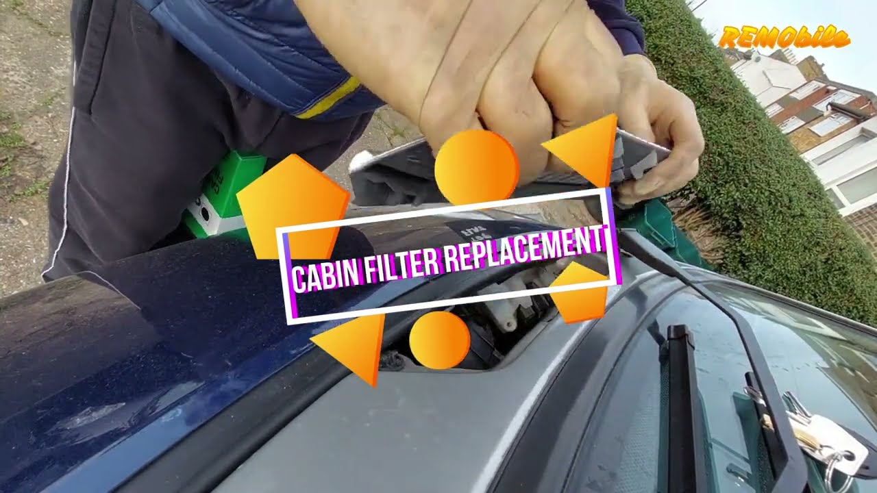 Cabin filter replacement smart 450 without removing front end