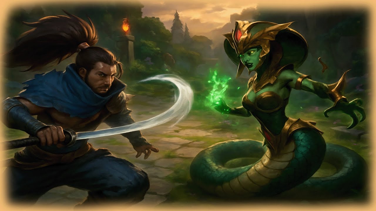 🌀 YILANIN BAŞINI EZDİK! CASSİOPEİA VS YASUO 🌀