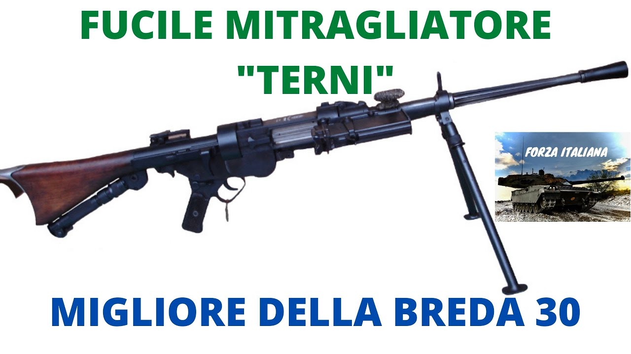 Fucile Mitragliatore "Terni", un BUON SOSTITUTO della BREDA 30?