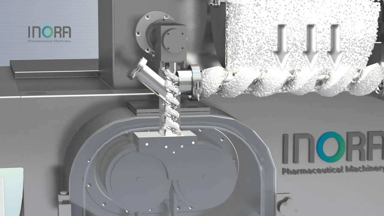 INORA 永烜機械 - Roller Compactor + Cone Mill Comill 乾式造粒機 + 錐形粉碎機出料 (RC+CM) (Dry Granulator)