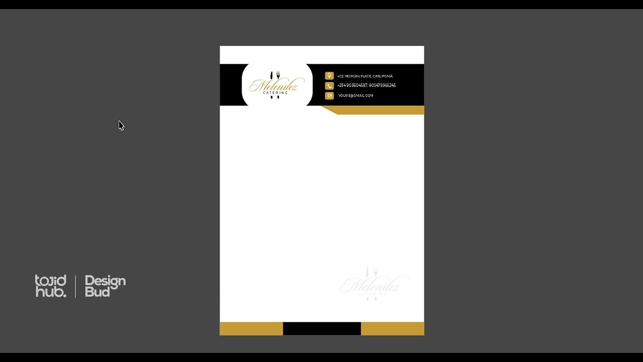 How to Design a Clean Business Letterhead (module 4)