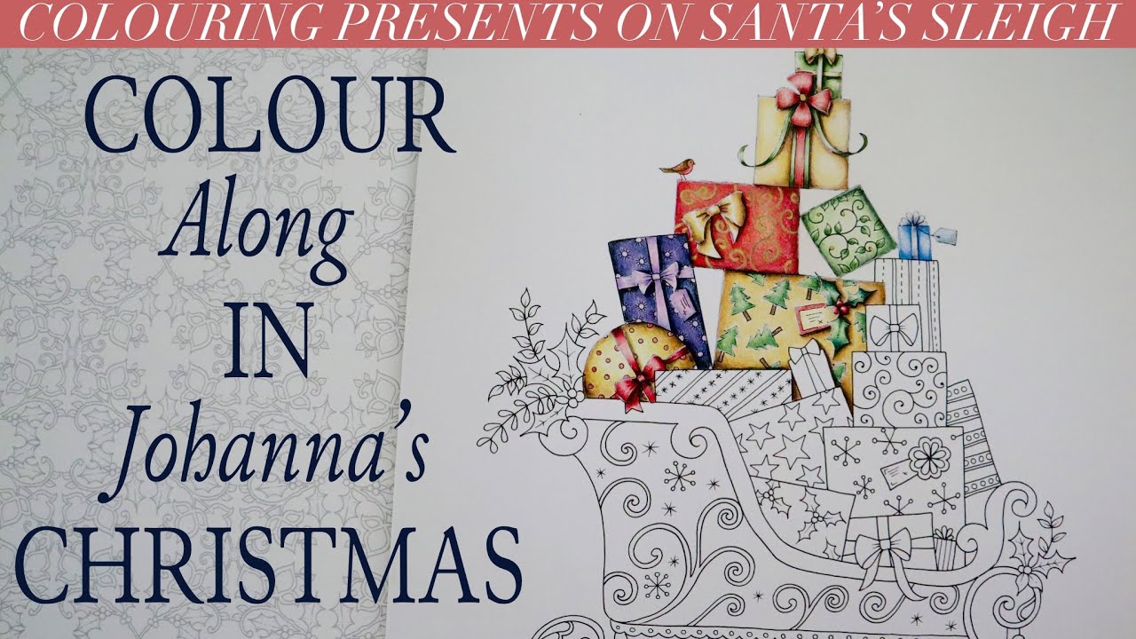Colouring Christmas Presents in Johanna