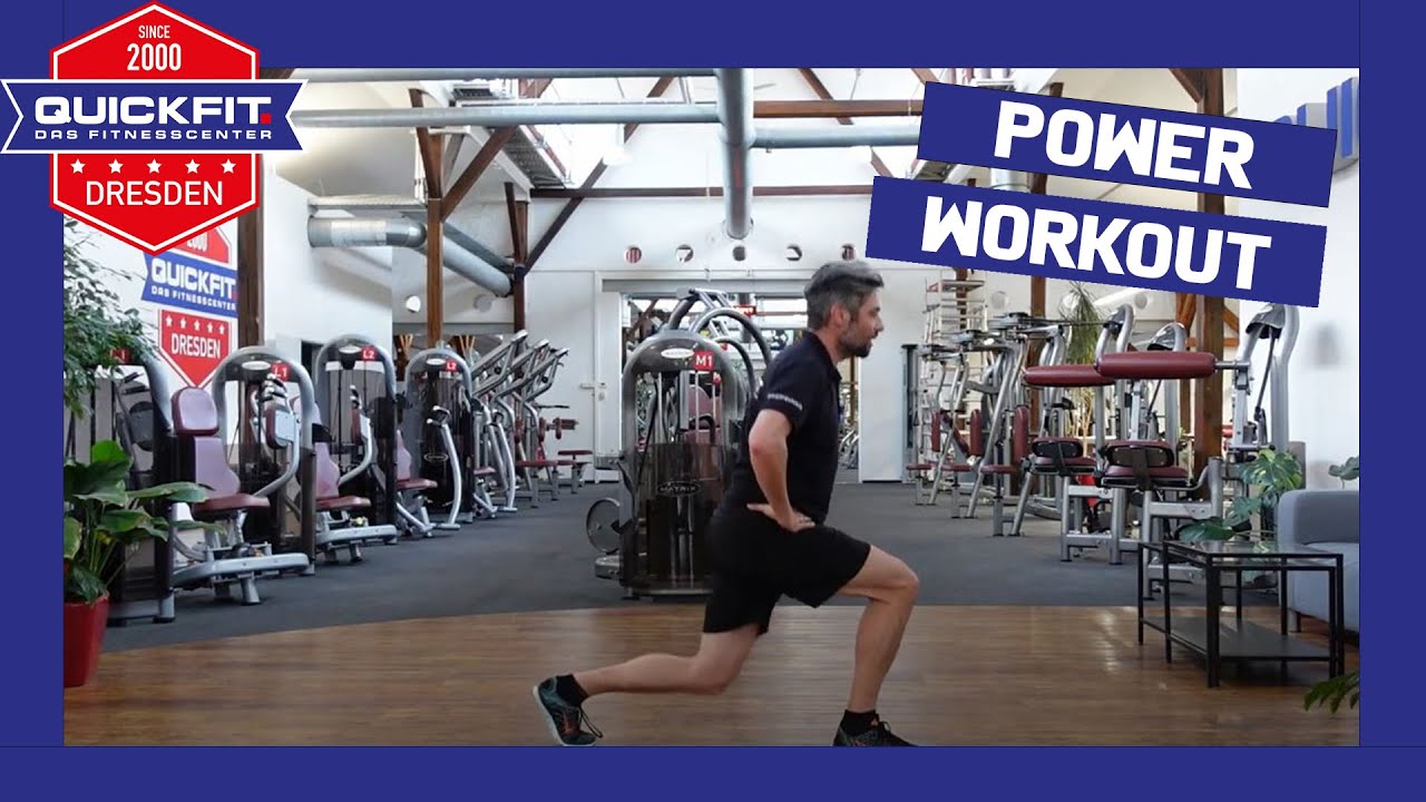 QUICKFIT Power Workout für zu Hause. Einfach Fitter werden mit dem Training.