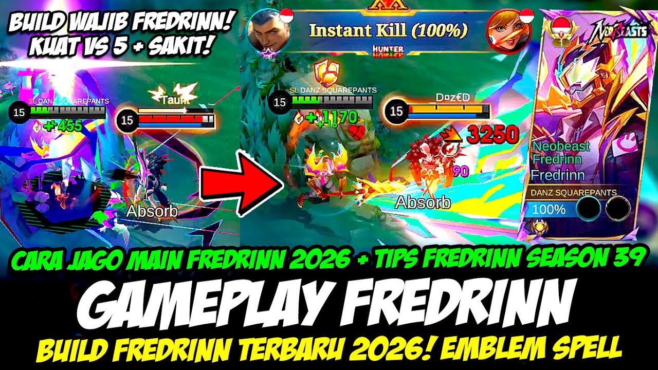 CARA JAGO MAIN FREDRINN 2026❗TIPS FREDRINN SAKIT + TERKUAT DI LANE❗BUILD FREDRINN TERBARU 2026