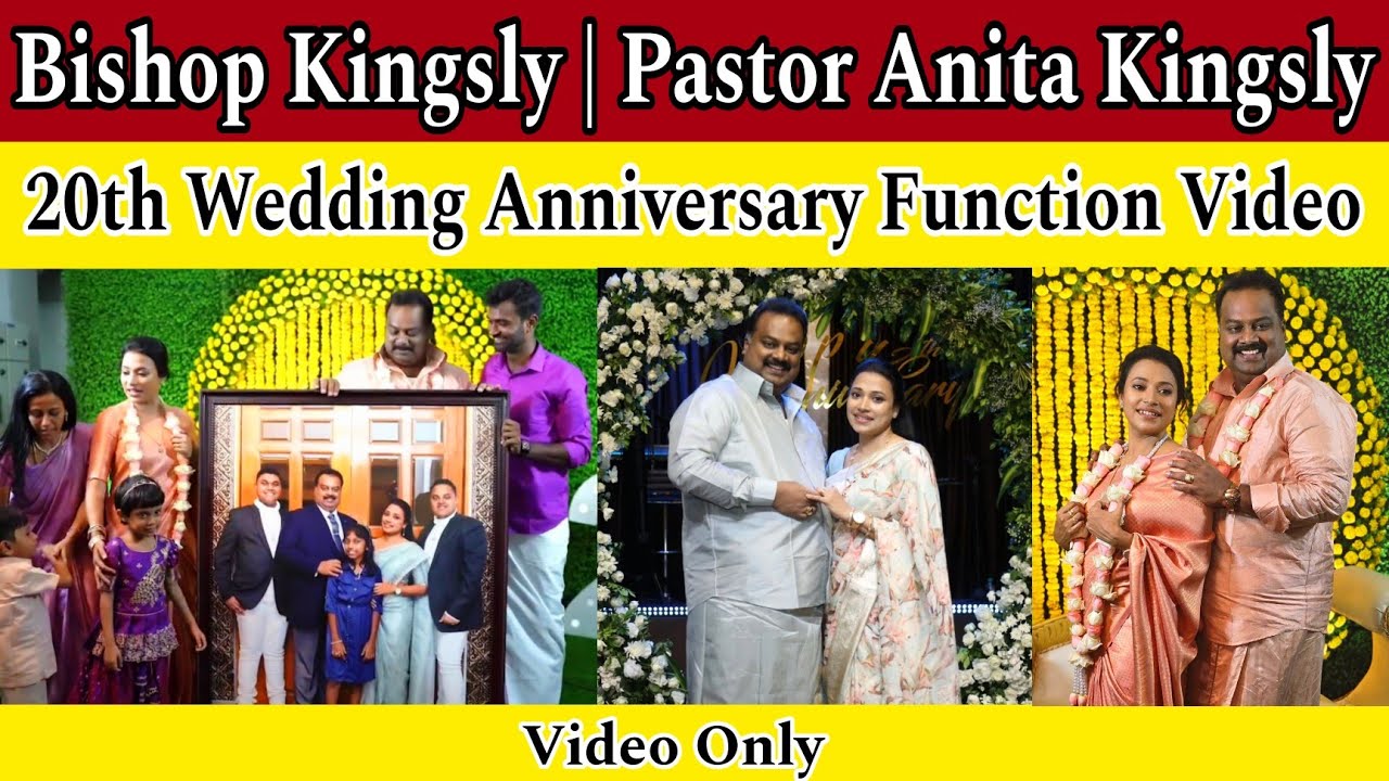 Bishop Kingsly & Pastor Anita Kingsly 20th Wedding Anniversary Video | Keba A