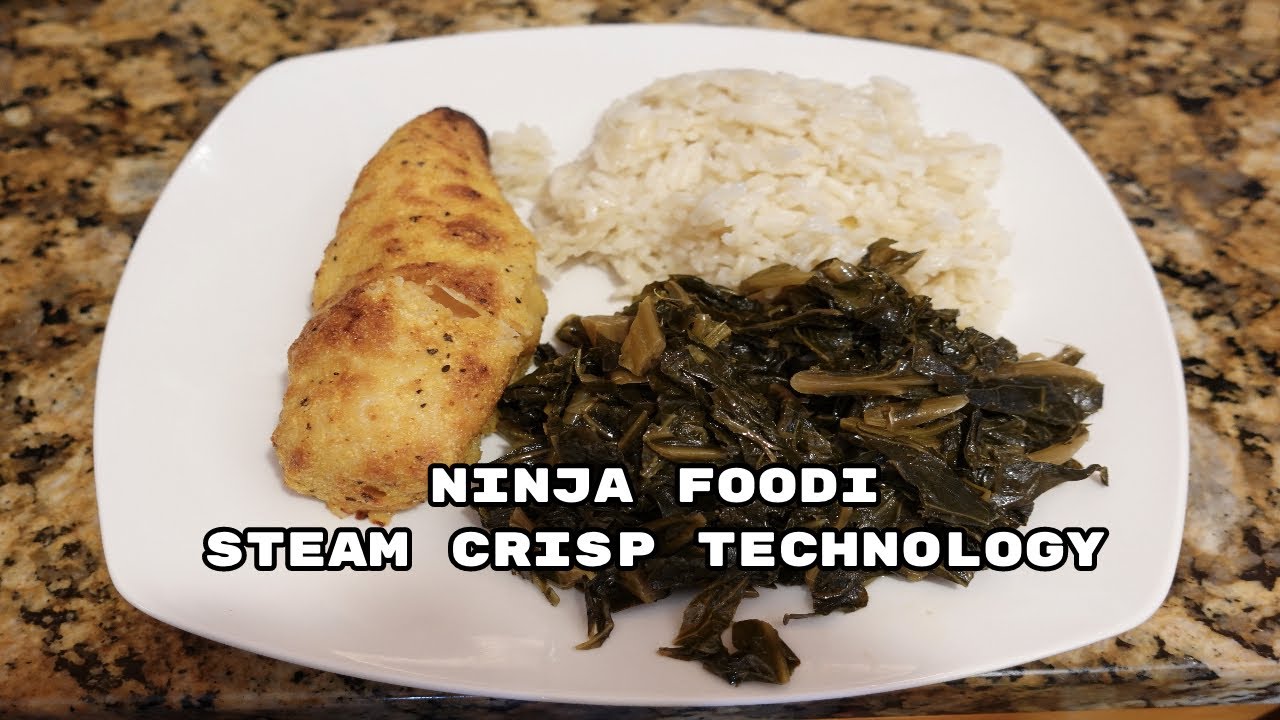 NINJA FOODI PRESSURE COOKER XL STEAM FRYER - USING STEAM CRISP TECHNOLOGY (CHICKEN AND RICE)