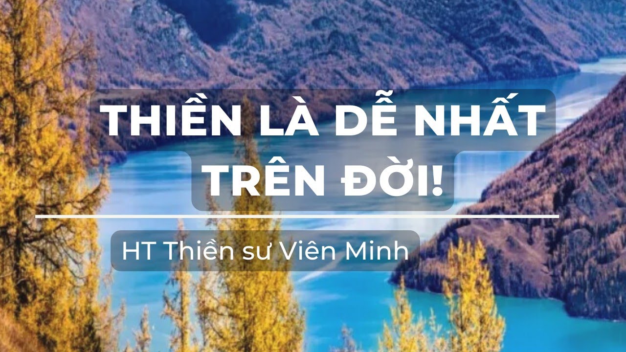 KHÔNG THỨ GÌ ĐƠN GIẢN BẰNG THIỀN! | H.T Thiền sư Viên Minh