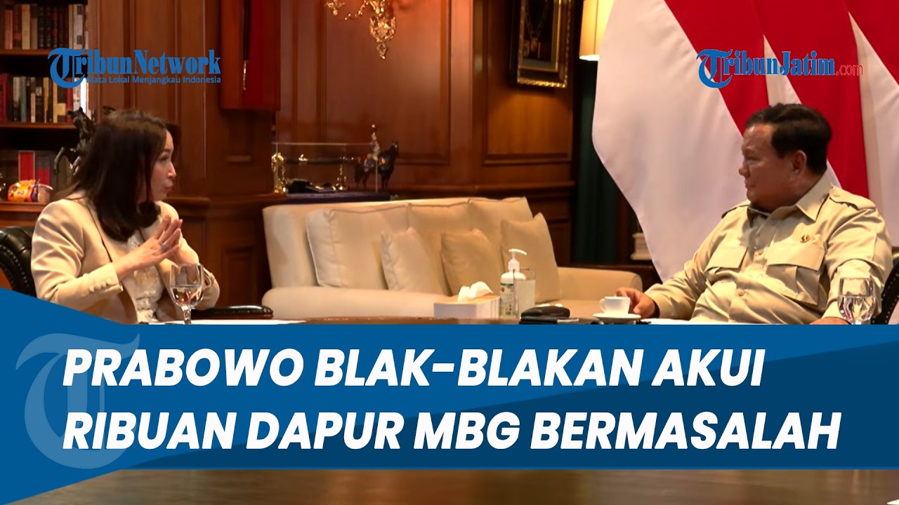 BLAK-BLAKAN! Prabowo Akui Ribuan Dapur MBG Bermasalah: Bos BGN Galak Siap Suspend SPPG 'NAKAL'