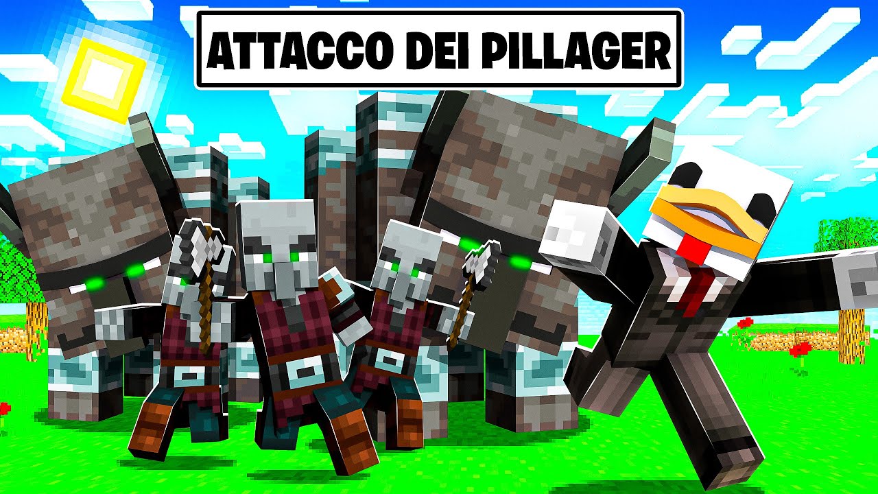 I PILLAGER ATTACCANO LA MIA CASA SU MINECRAFT