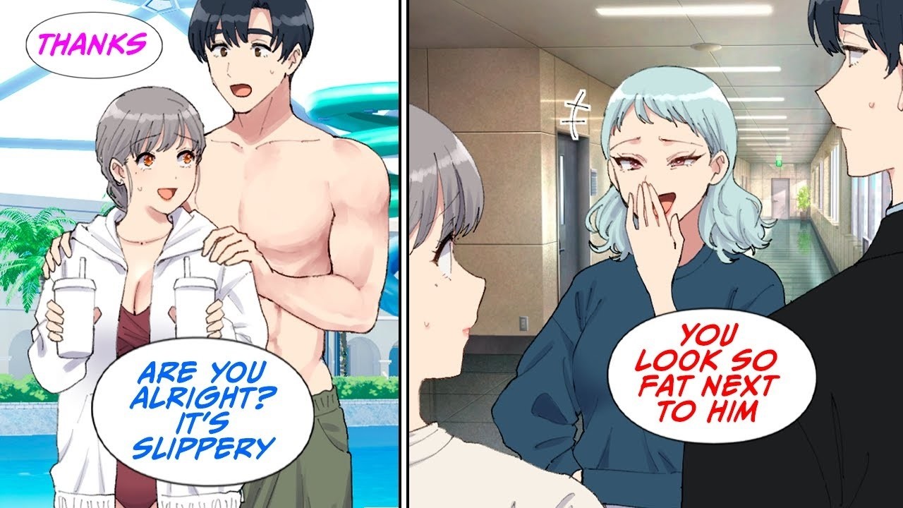 I'm the type who looks thinner in clothes, and a female colleague at work belittles me [Manga Dub]