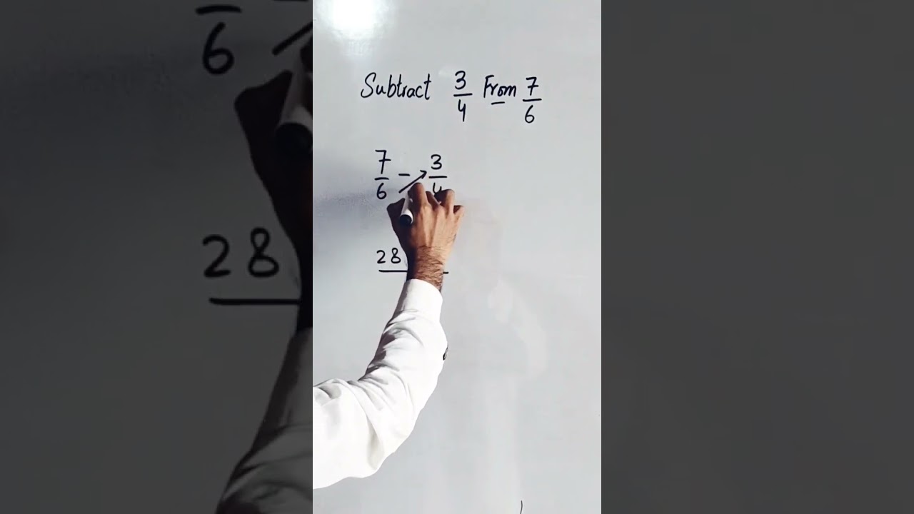 Subtraction of rational numbers |#shorts #youtubeshorts #maths #viral