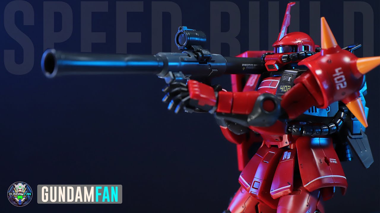 RG MS-06R-2 ZAKU II HIGH MOBILITY TYPE | GUNDAMFAN SPEED BUILD