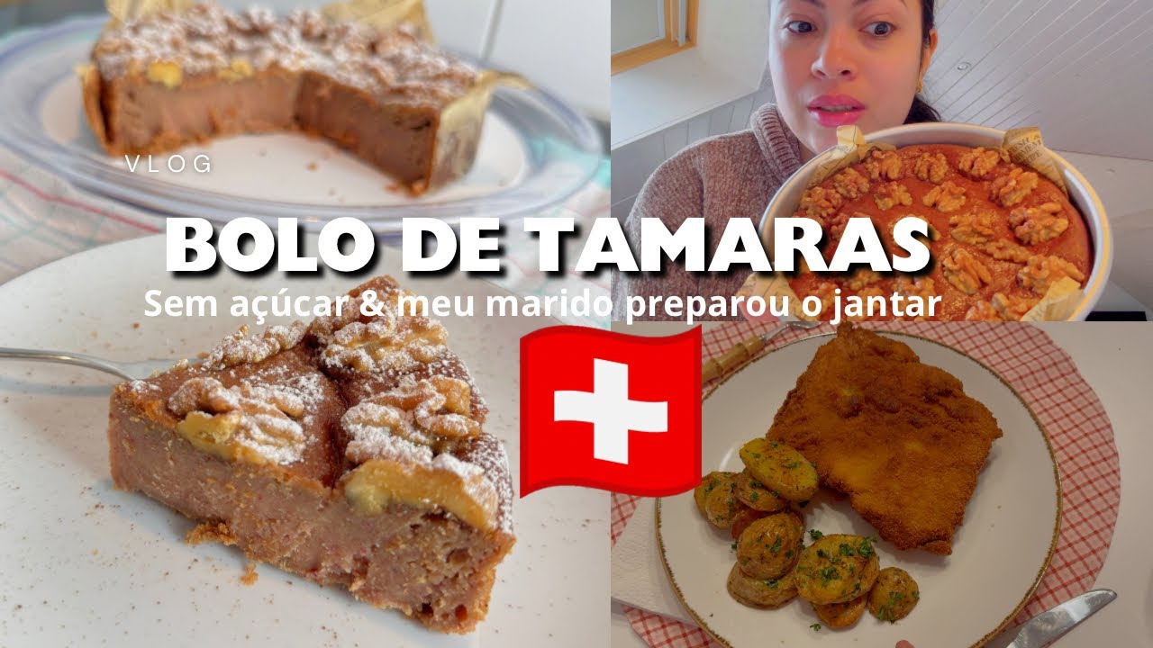 FIZ BOLO DE TAMARAS RECEITA MEDITERRÂNEA 100 AÇÚCAR + JANTAR ESPECIAL FEITO PELO MEU MARIDO ♥️🙏🏼