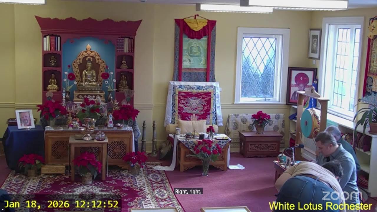 1-18-2026 Khenpo Molam Jewel Ornament 0f Liberation &Sunday practice