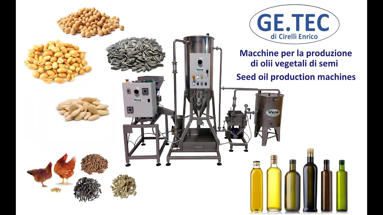 GE.TEC di Cirelli Enrico - Vero Energia Italia - Macchine per estrazione a freddo olio di Noci