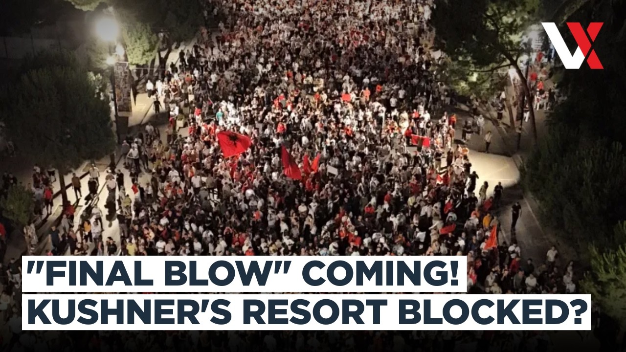 Thousands Protest In Tirana Demanding PM's Resignation Over Kushner-Linked Resort | VERTEX