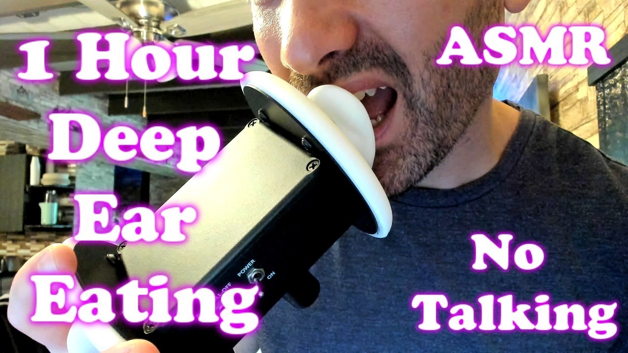 1 Hour Deep Ear Eating (No Talking)
