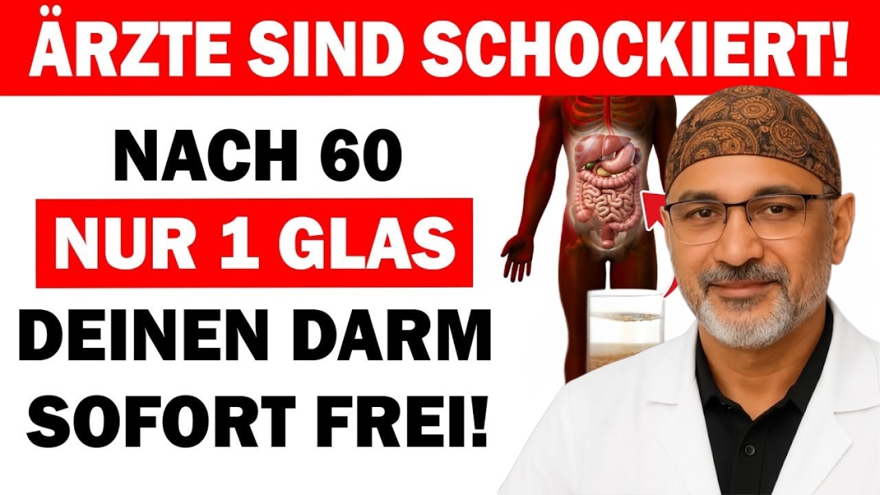 Über 60? Nur 1 Glas – Dieses eine Getränk kann Ihre Darmreinigung schnell unterstützen!