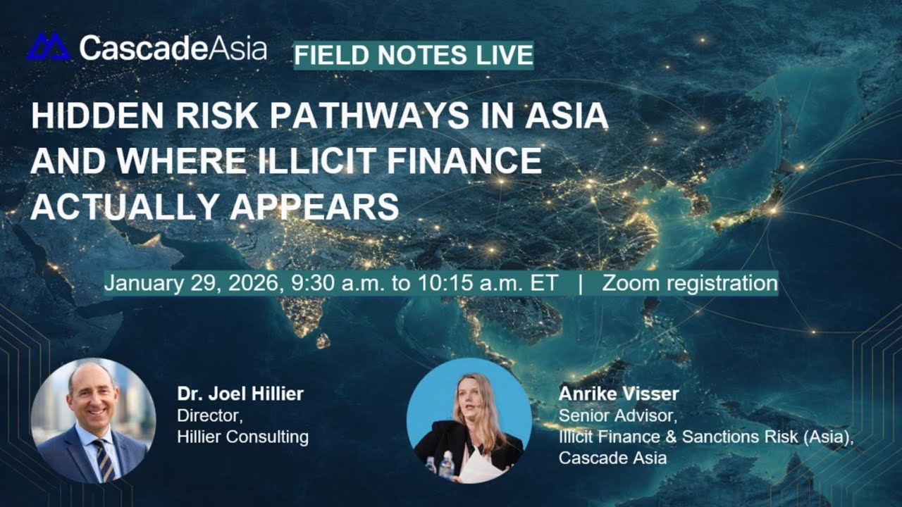 Where Illicit Finance Appears in Asia