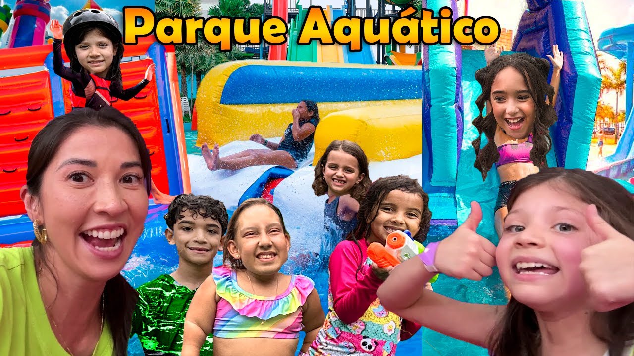 YOUTUBERS INVADIRAM PARQUE INFLÁVEL GIGANTE ★ FAMÍLIA MASUDINHA ★