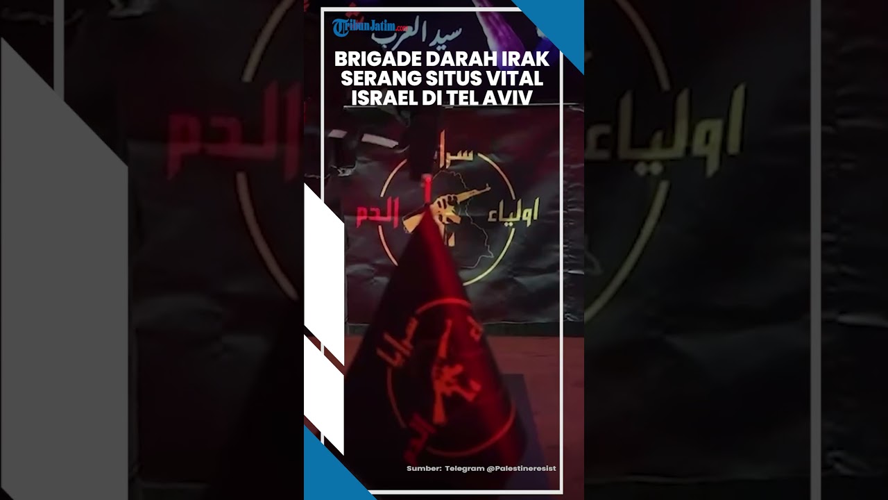 TURUN GUNUNG! Situs Vital Israel di Tel Aviv Diserang Drone Berpeledak Brigade Darah Irak