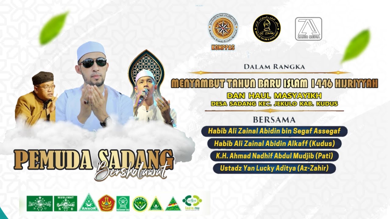 🔴PEMUDA SADANG BERSHOLAWAT - BERSAMA MAJELIS AZ ZAHIR DAN HABIB ALI ZAINAL ABIDIN ASSEGAF