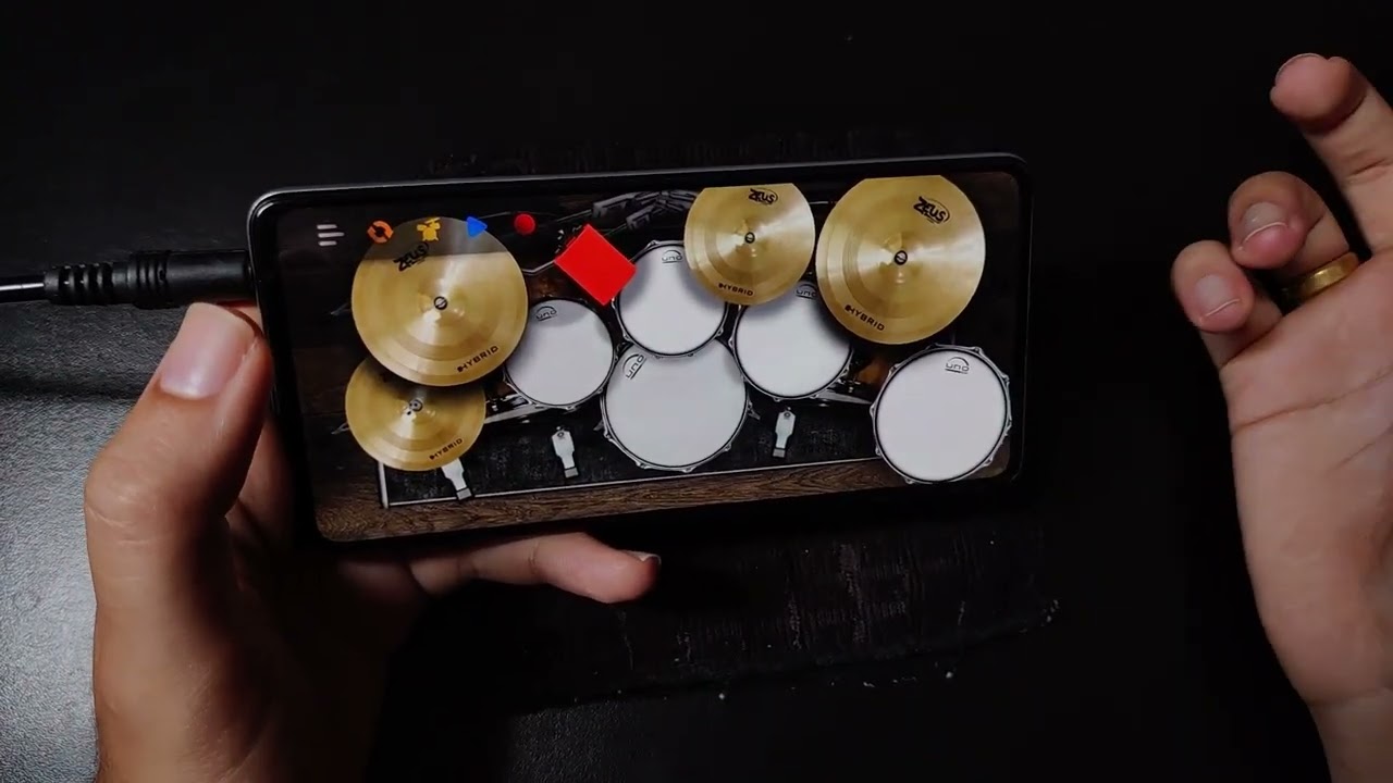 Como tocar Hinos da harpa na bateria mobile 🥁 | part/2