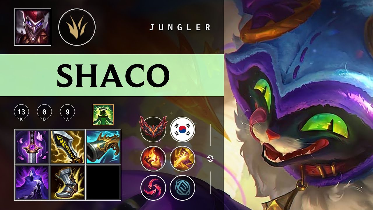 Shaco Jungle vs Rek'Sai - KR Grandmaster Patch 26.01