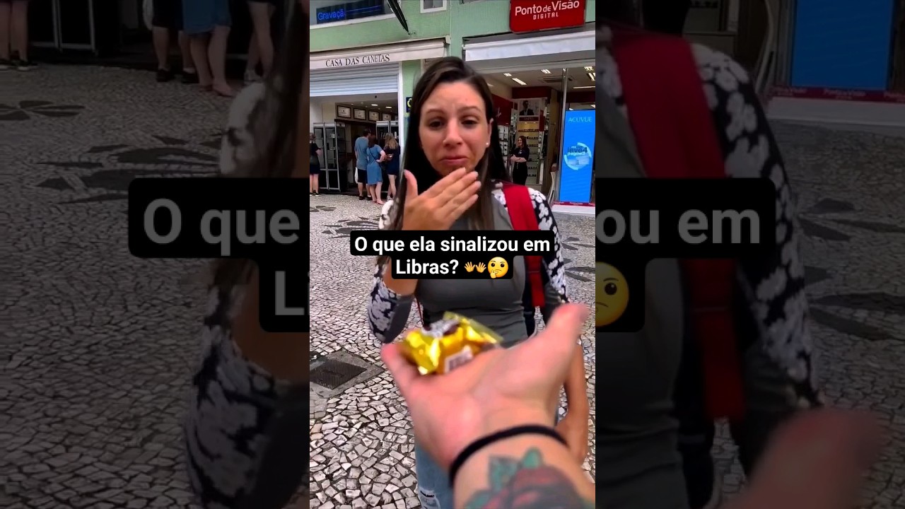 Encontrando uma SURDA na rua.. olha o que aconteceu!