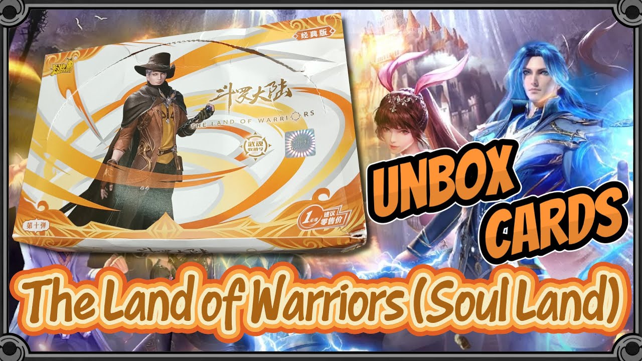 Unbox Cards de The Land of Warrior (Soul Land) #cards #anime