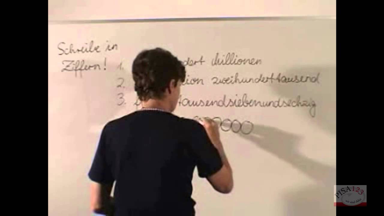 502 - Große Zahlen - Übungsbeispiele