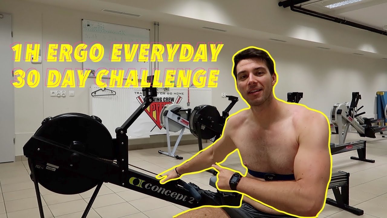 Jechałem codziennie 1h na ergometrze przez 30 dni #1HOURCHALLENGE [PRAWY LEWY SKIFF]