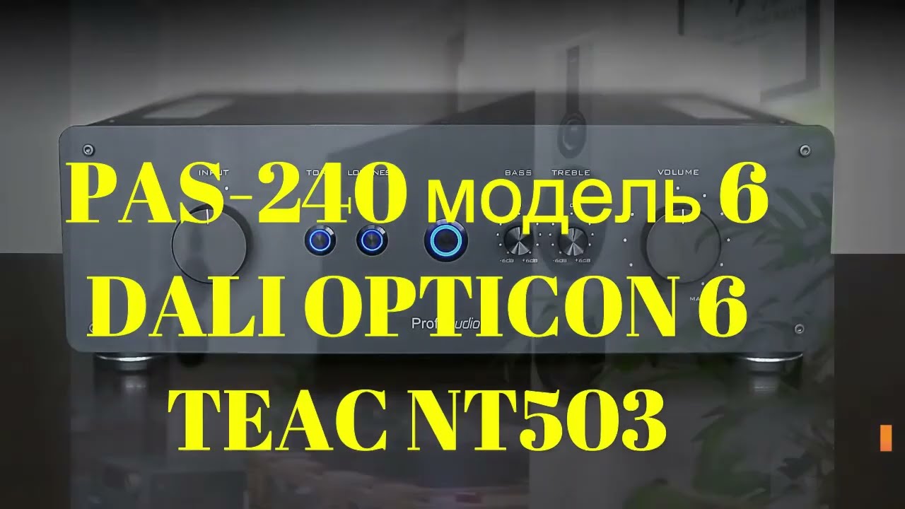 PAS-240 (модель 6) + DALI Opticon-6