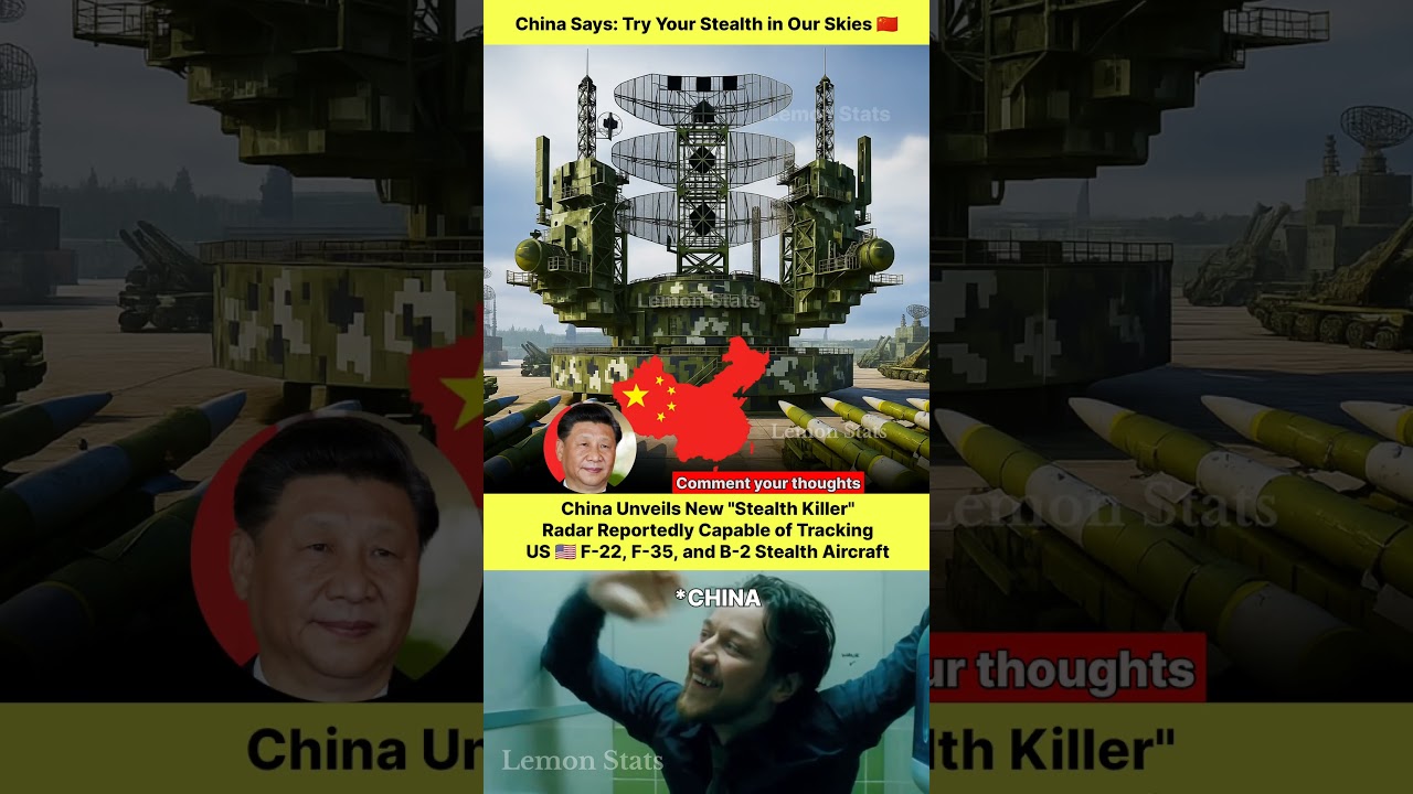 China&rsquo;s New &ldquo;Stealth Killer&rdquo; Radar Can Track F-22, F-35 & B-2 Jets | Anti-Stealth Technology 2025
