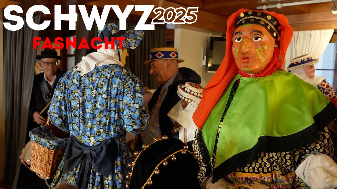 Schwyz FASNACHT 2025 A Vibrant Start to the Year’s Most Colorful Tradition!  | Schwyzer Nüssler