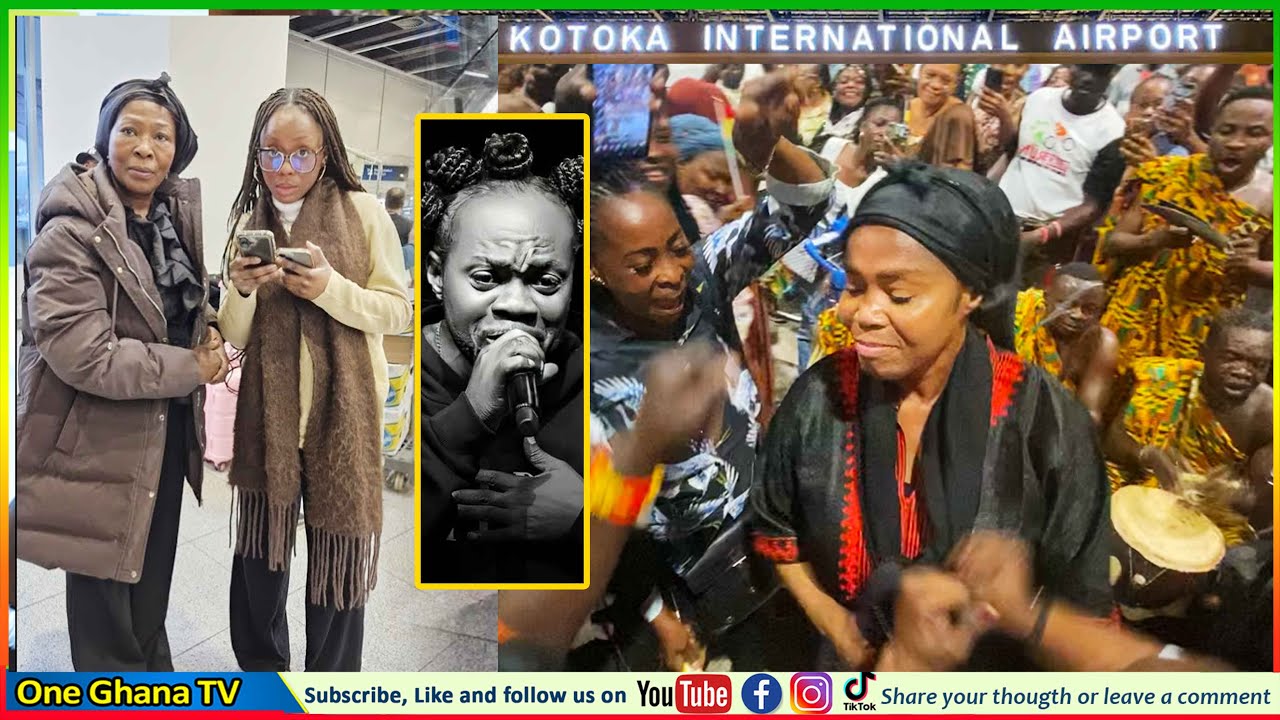 Daddy Lumba’s Family & Fans $torm Kotoka Airport To Welcome Akosua Serwaa To GH; Brempomaa Speaks...
