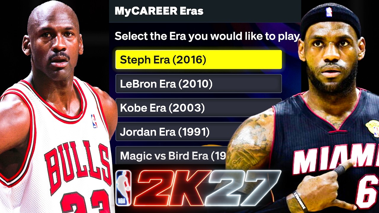 Я выиграл матч в каждой эре режима MyCareer