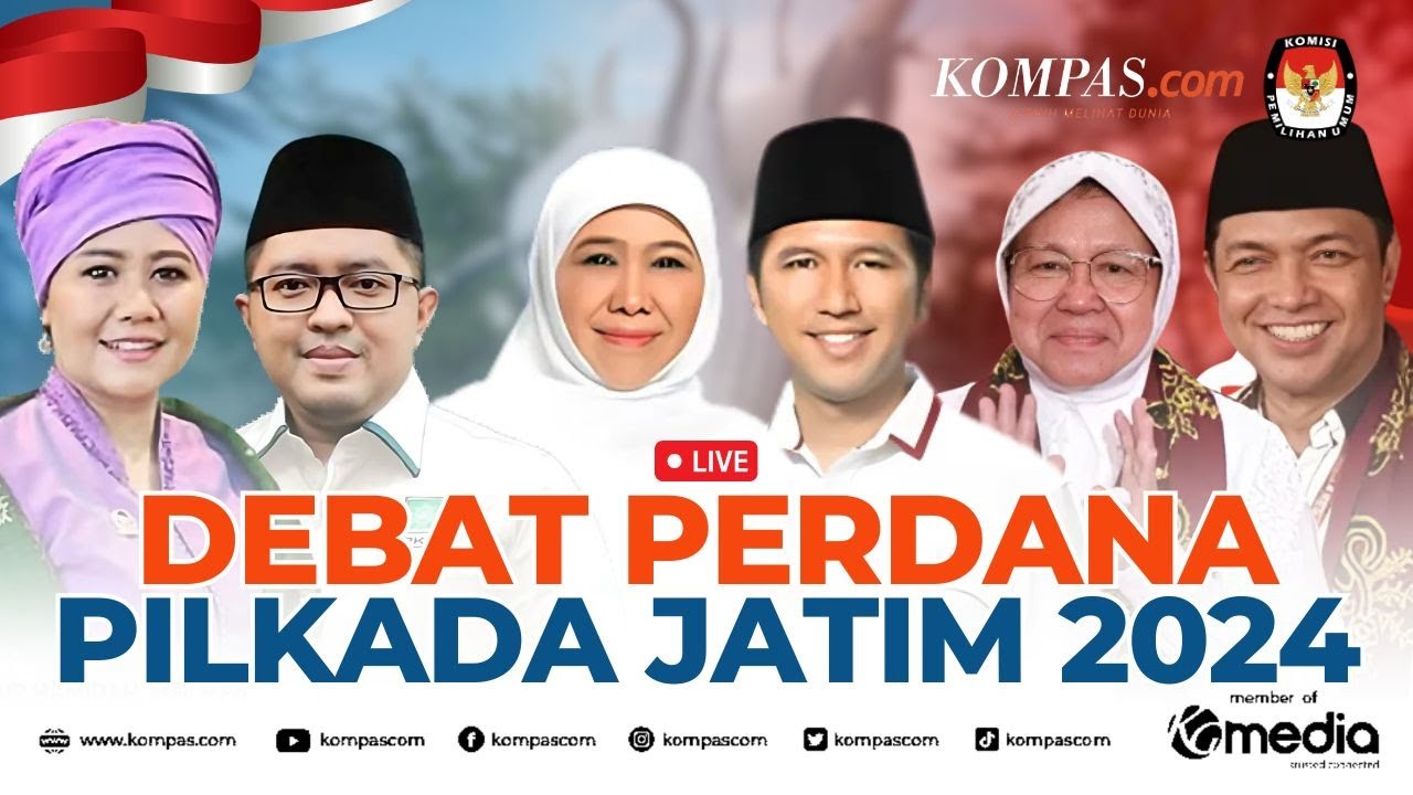 🔴LIVE - Debat Perdana Pilkada Jawa Timur 2024