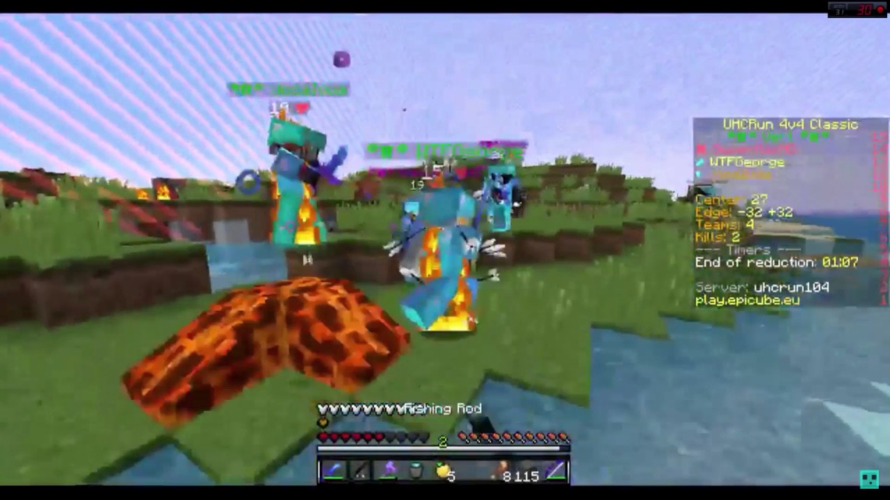 DakiMC , WTFGeorge , Ivos , SuperMaxHD PROTIV Kimox, HappyNoobHD, NikolaDZ UHC PVP