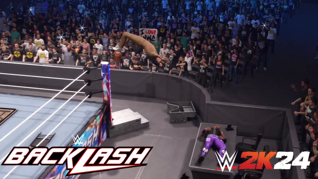 WWE 2K24 - Bad Bunny Vs Damien Priest - San Juan Street Fight - Backlash 2023 | PS5