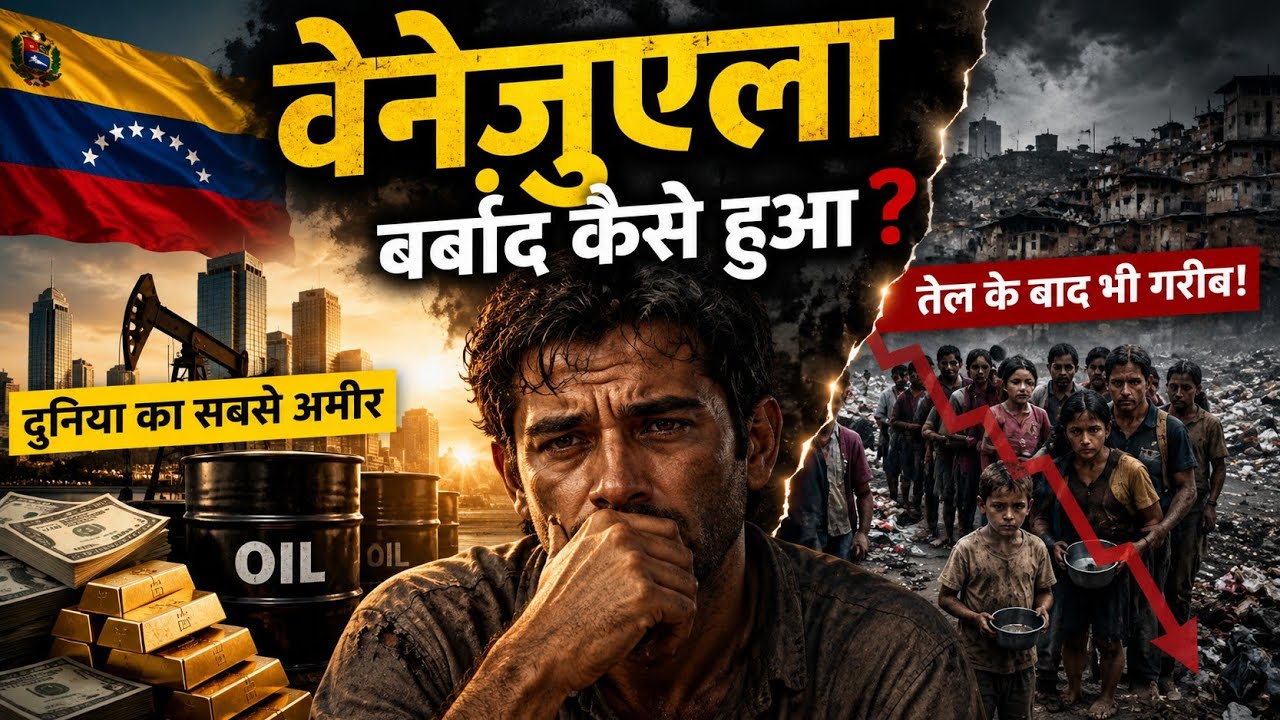 “Venezuela: तेल से बनी जन्नत कैसे नरक बन गई? | Rise & Fall Story | 2026 Crisis Explained”