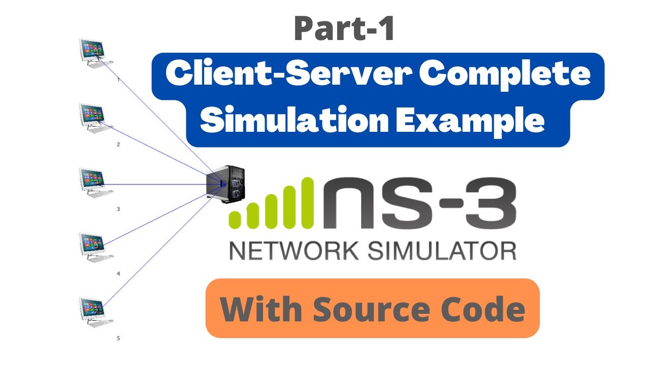 Client Server Application Part1||NS3 Client Server Example