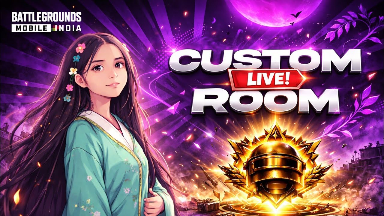 1v1 LIVE TDM ROOM FREE  BGMI l Custom ROOM l WOW MOD #Shrots #trending #GirlGaming #live #bgmi